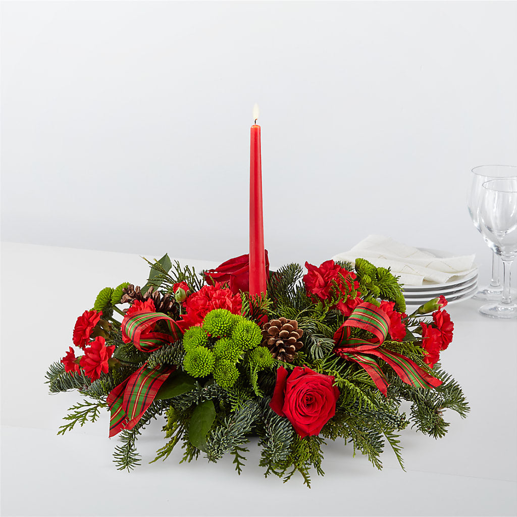 By the Candlelight Centerpiece – Alachua Flowers, Alachua FL