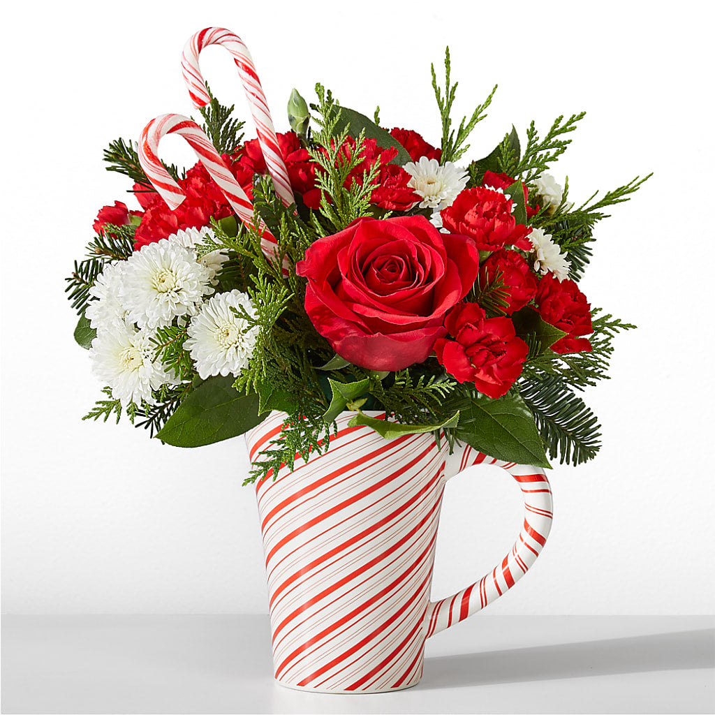 Peppermint Swirl Mug – Alachua Flowers, Alachua FL