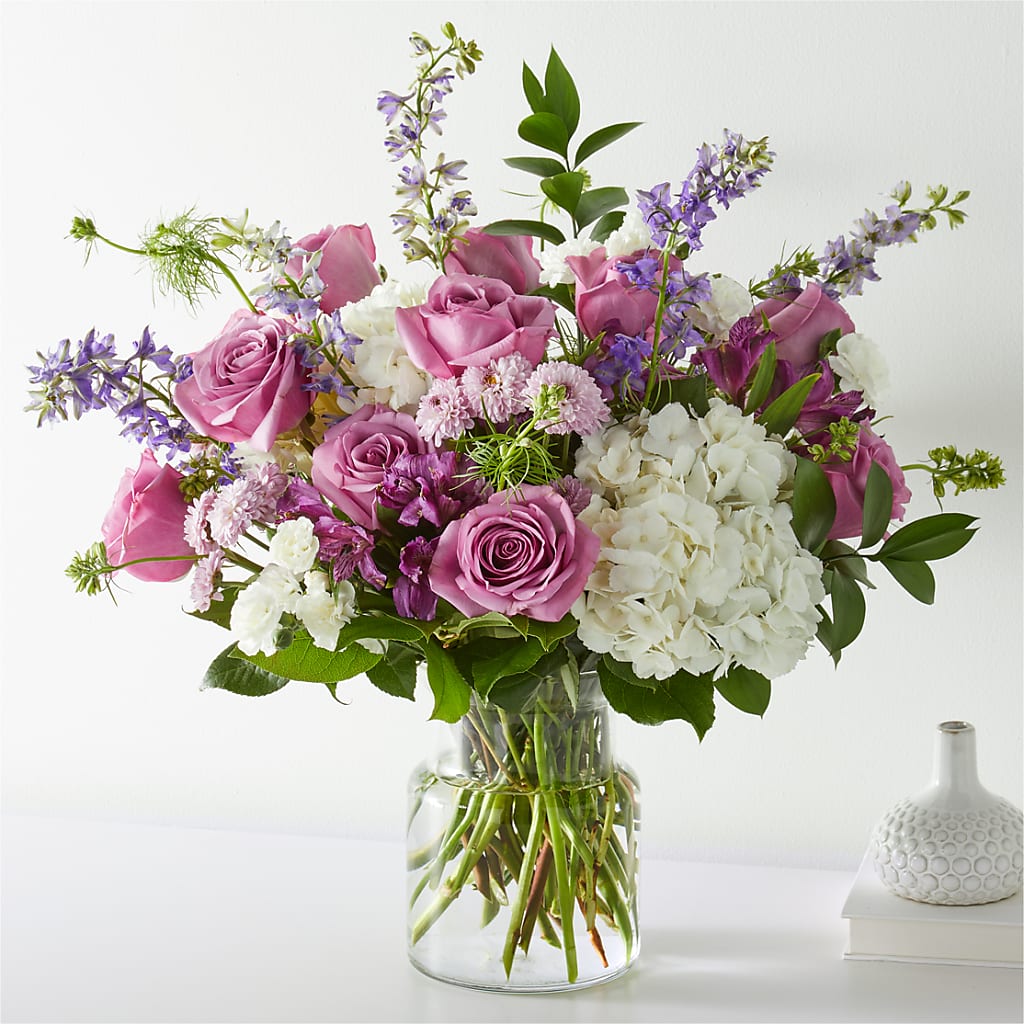 Violet Caress Bouquet – Alachua Flowers, Alachua FL