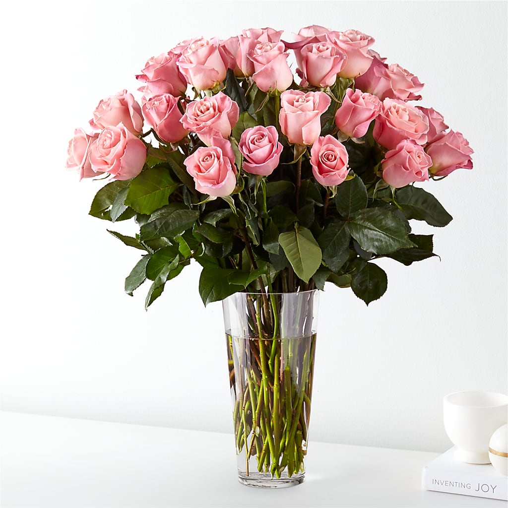 Long Stem Pink Rose Bouquet – Alachua Flowers, Alachua FL