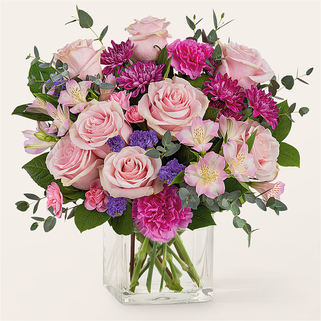 Rosy Radiance Bouquet – Alachua Flowers, Alachua FL