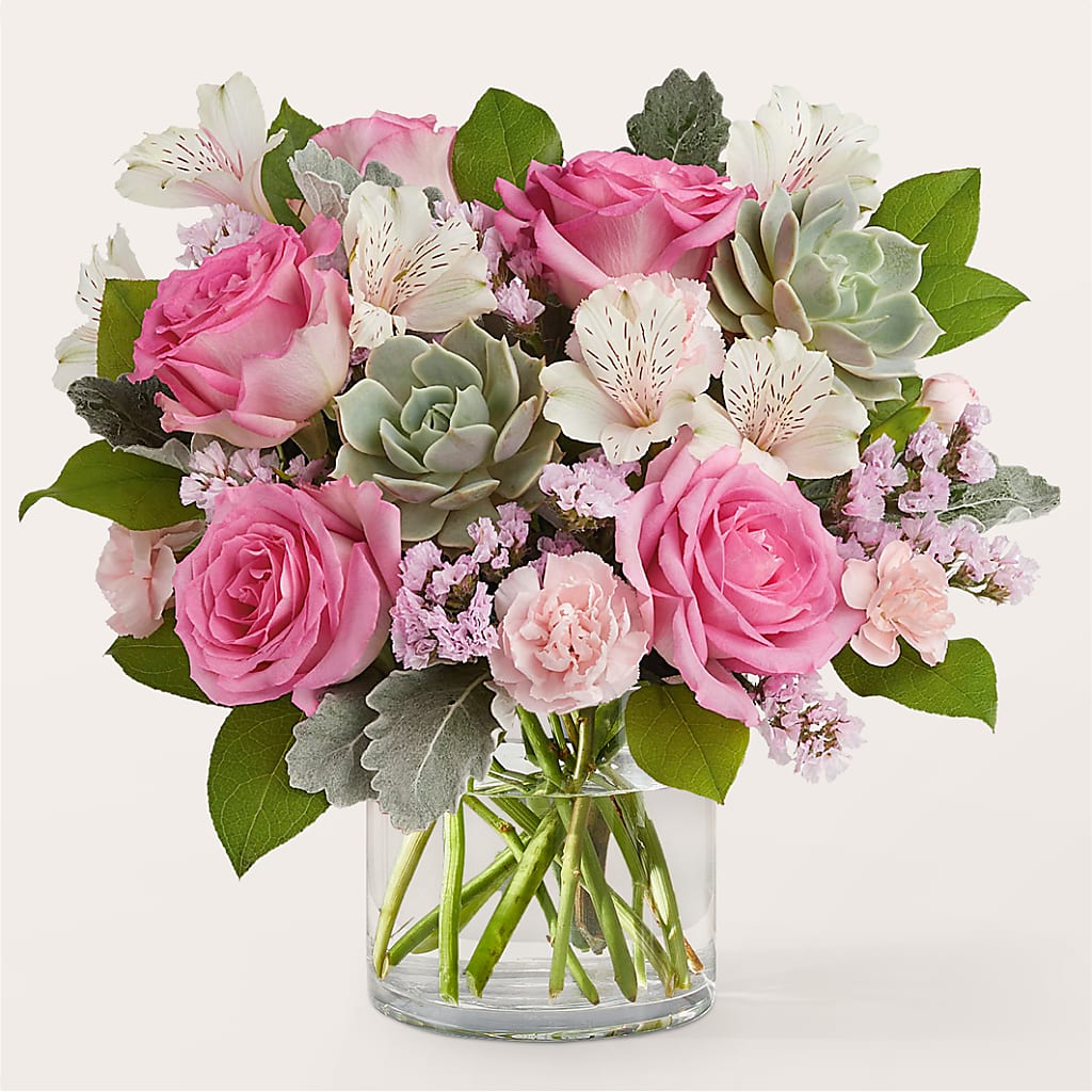 Dusty Rose Bouquet – Alachua Flowers, Alachua FL