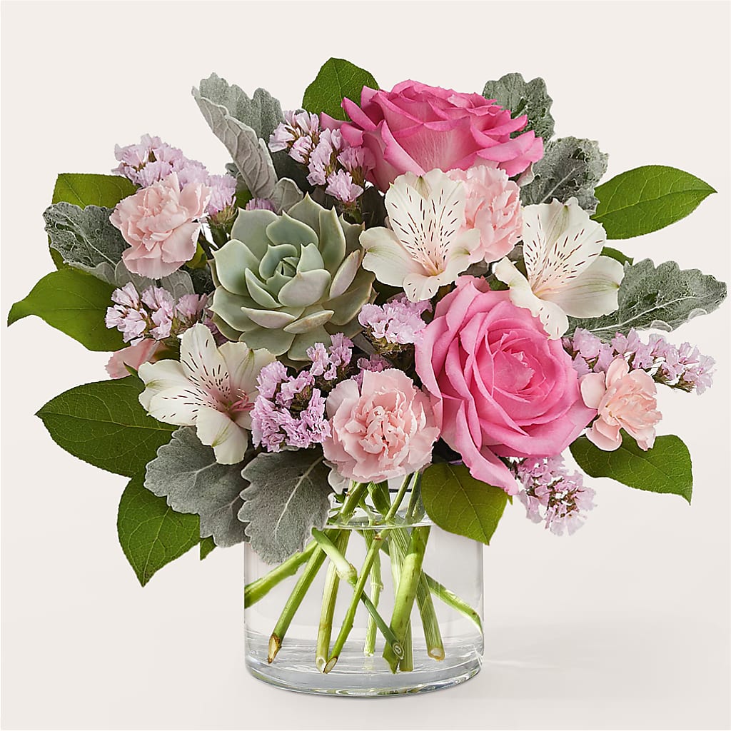 Dusty Rose Bouquet – Alachua Flowers, Alachua FL