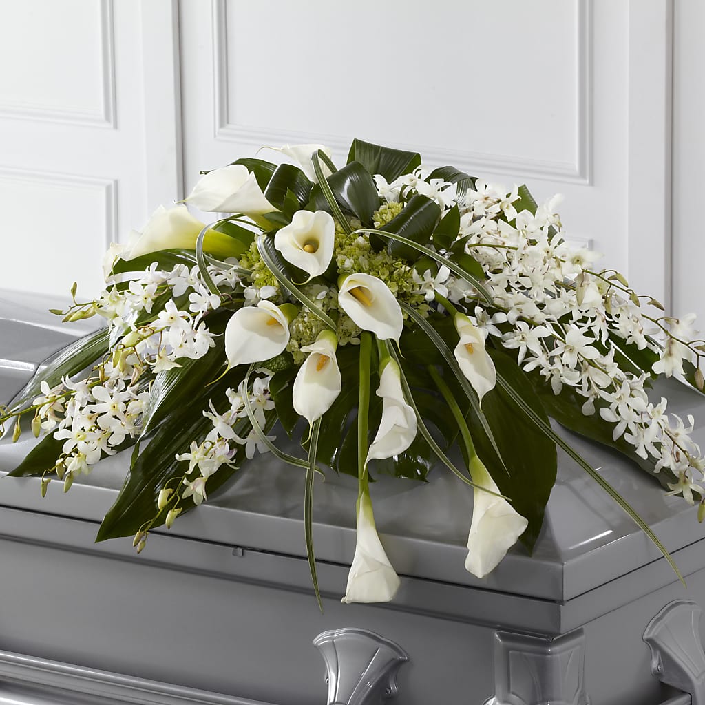 Angel Wings Casket Spray – Alachua Flowers, Alachua FL