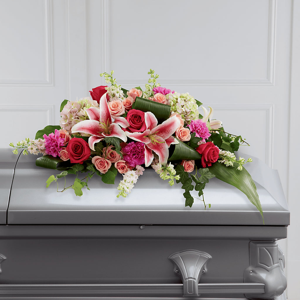 Splendid Grace Casket Spray – Alachua Flowers, Alachua FL
