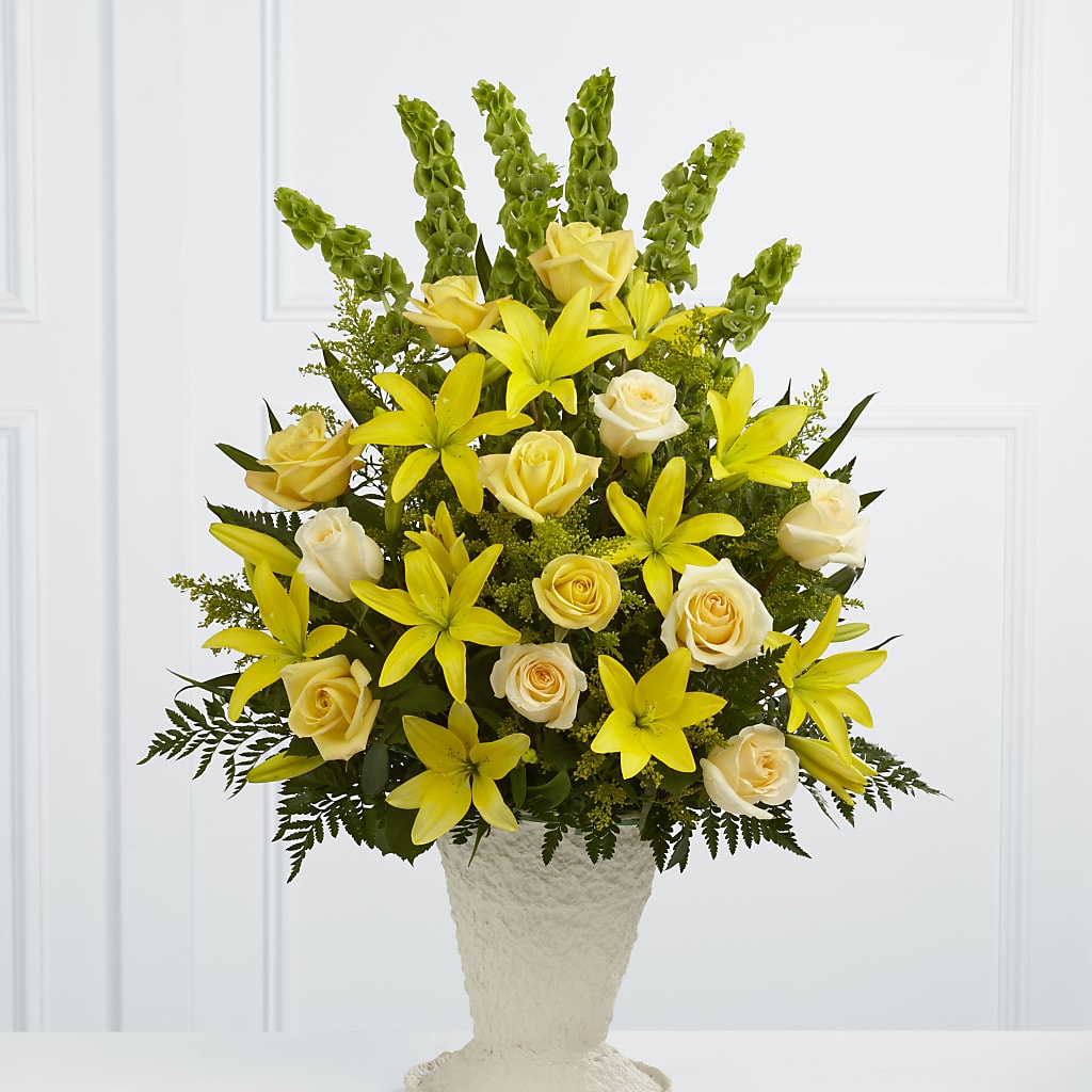Golden Memories Arrangement – Alachua Flowers, Alachua FL
