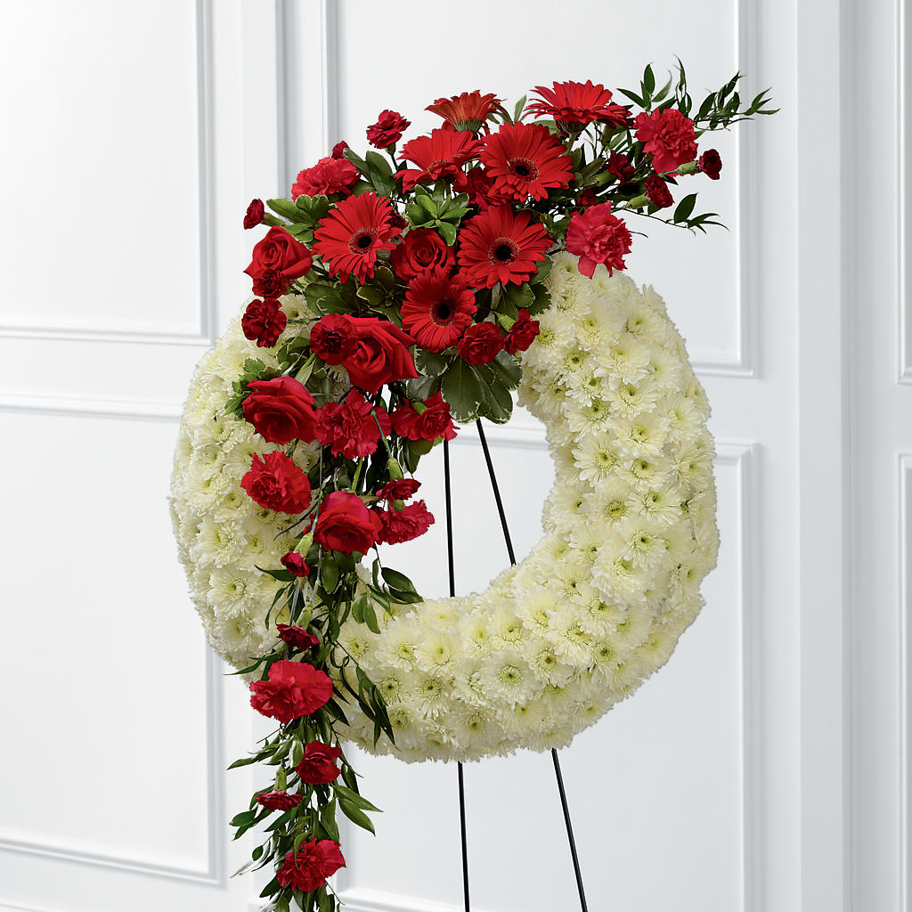 Graceful Tribute Wreath – Alachua Flowers, Alachua FL