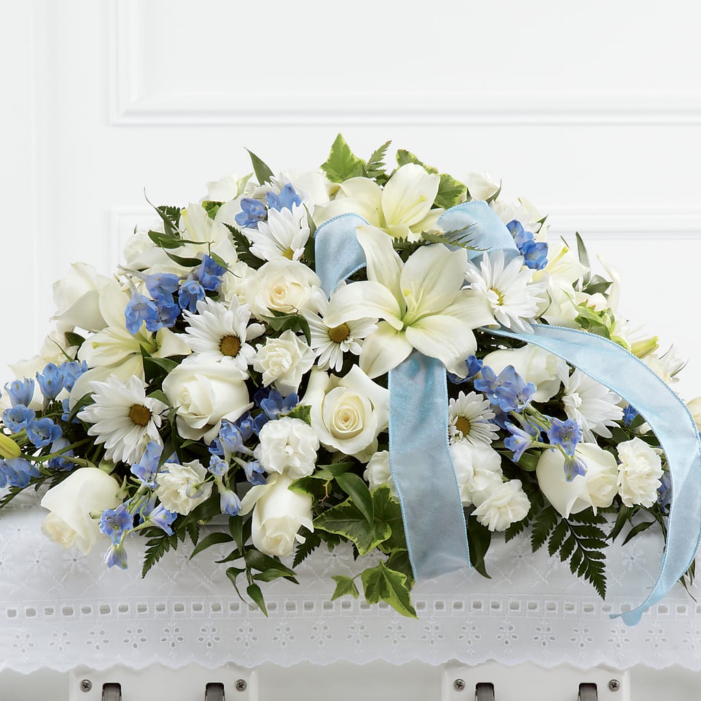 Tender Treasure Casket Spray – Alachua Flowers, Alachua FL