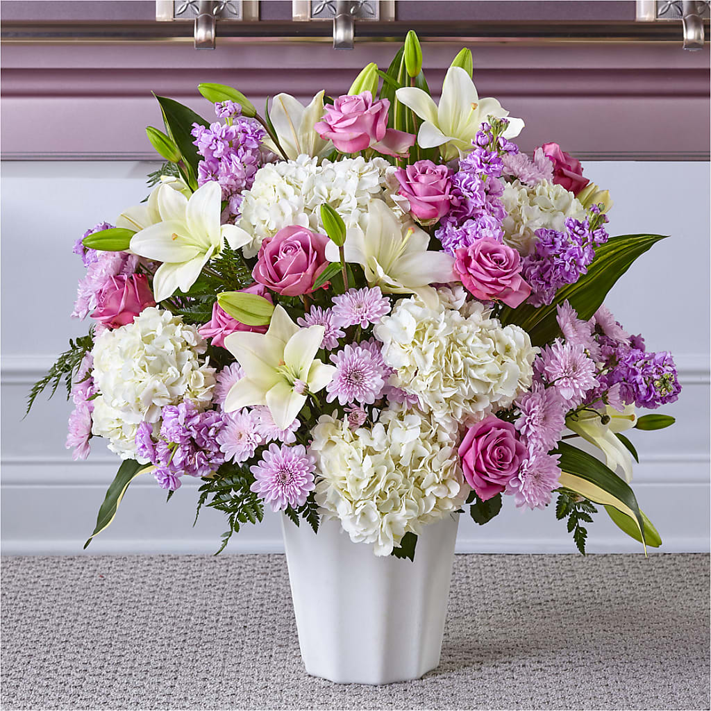 Heaven Sent Floor Basket – Alachua Flowers, Alachua FL