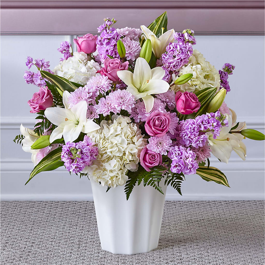 Heaven Sent Floor Basket – Alachua Flowers, Alachua FL