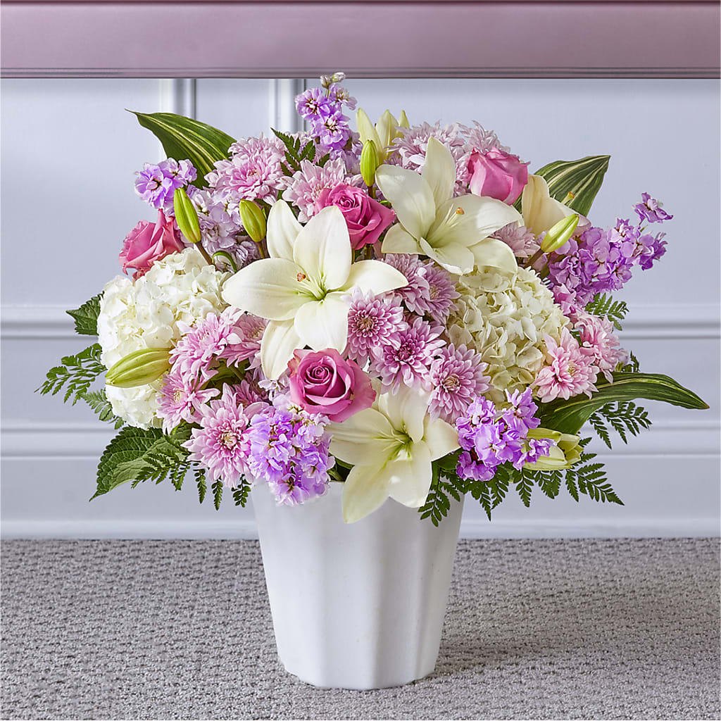 Heaven Sent Floor Basket – Alachua Flowers, Alachua FL