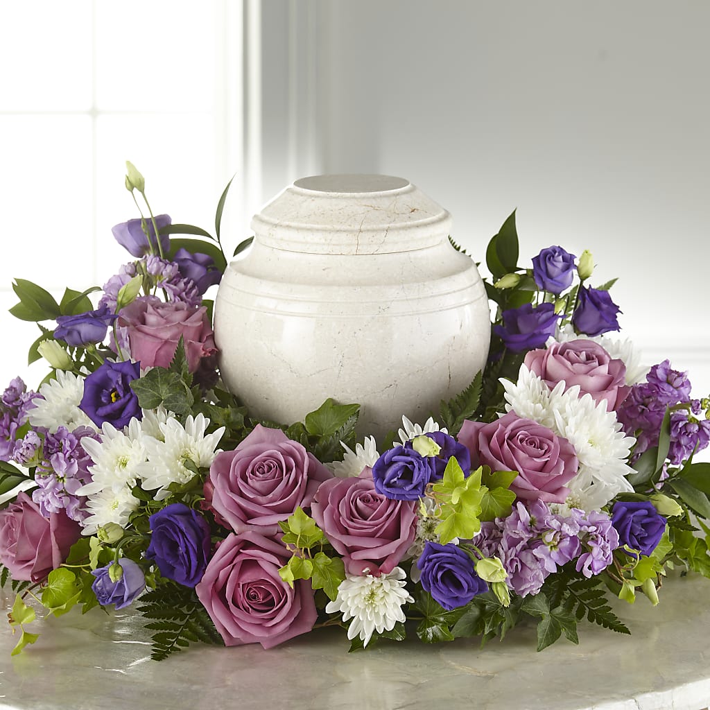 Blooming Sympathy Cremation Adornment – Alachua Flowers, Alachua FL