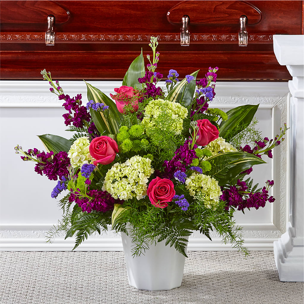 Beautiful Horizons Floor Basket – Alachua Flowers, Alachua FL