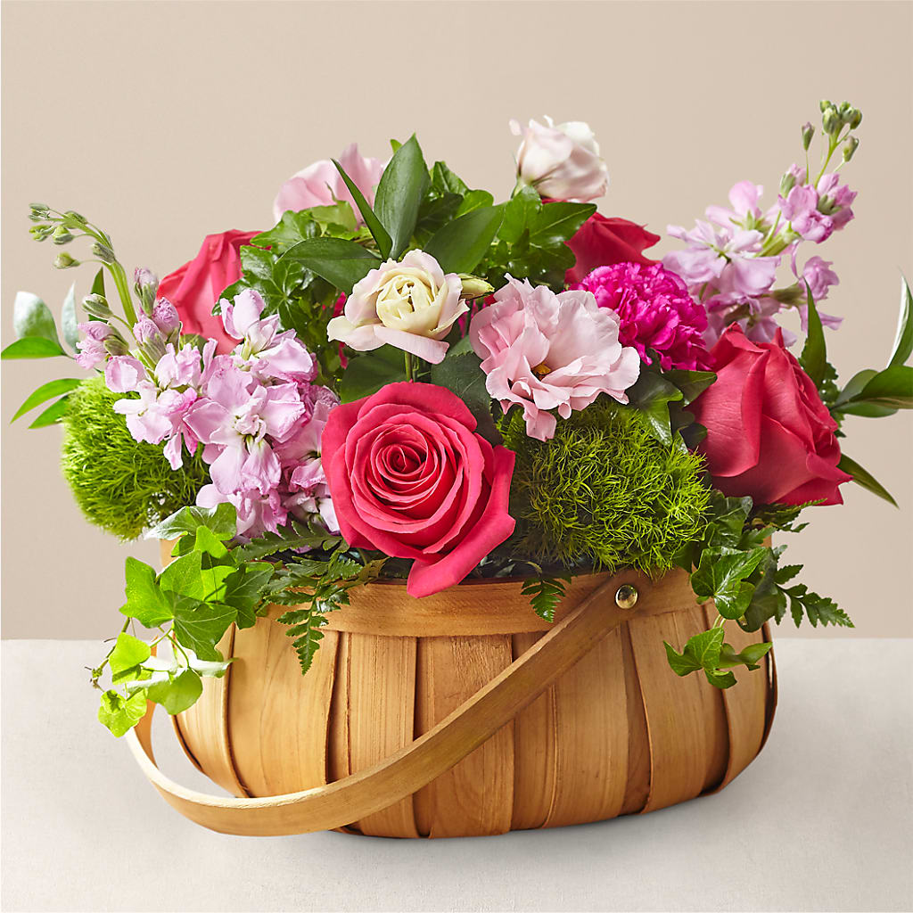 Radiance in Bloom Basket – Alachua Flowers, Alachua FL