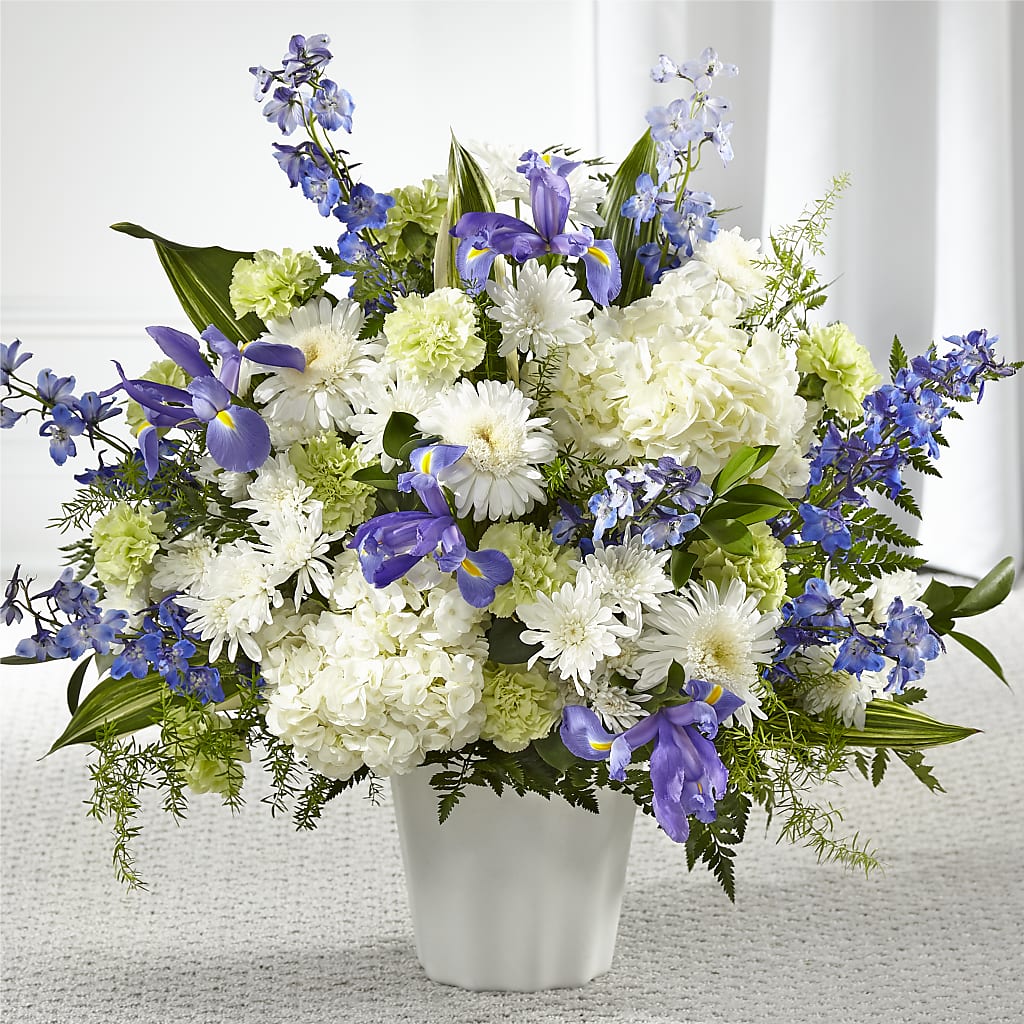 Soft Serenity Floor Basket – Alachua Flowers, Alachua FL