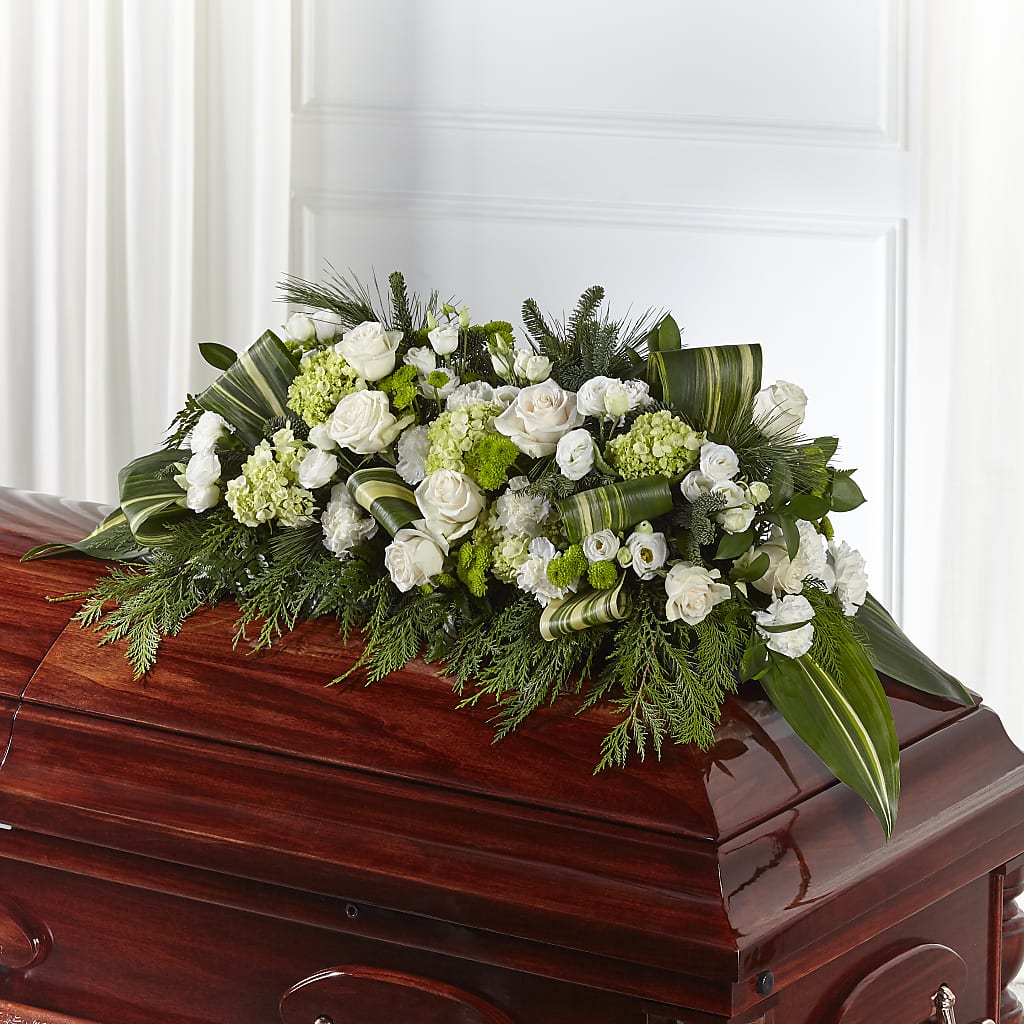 Hopeful Gesture Casket Spray – Alachua Flowers, Alachua FL