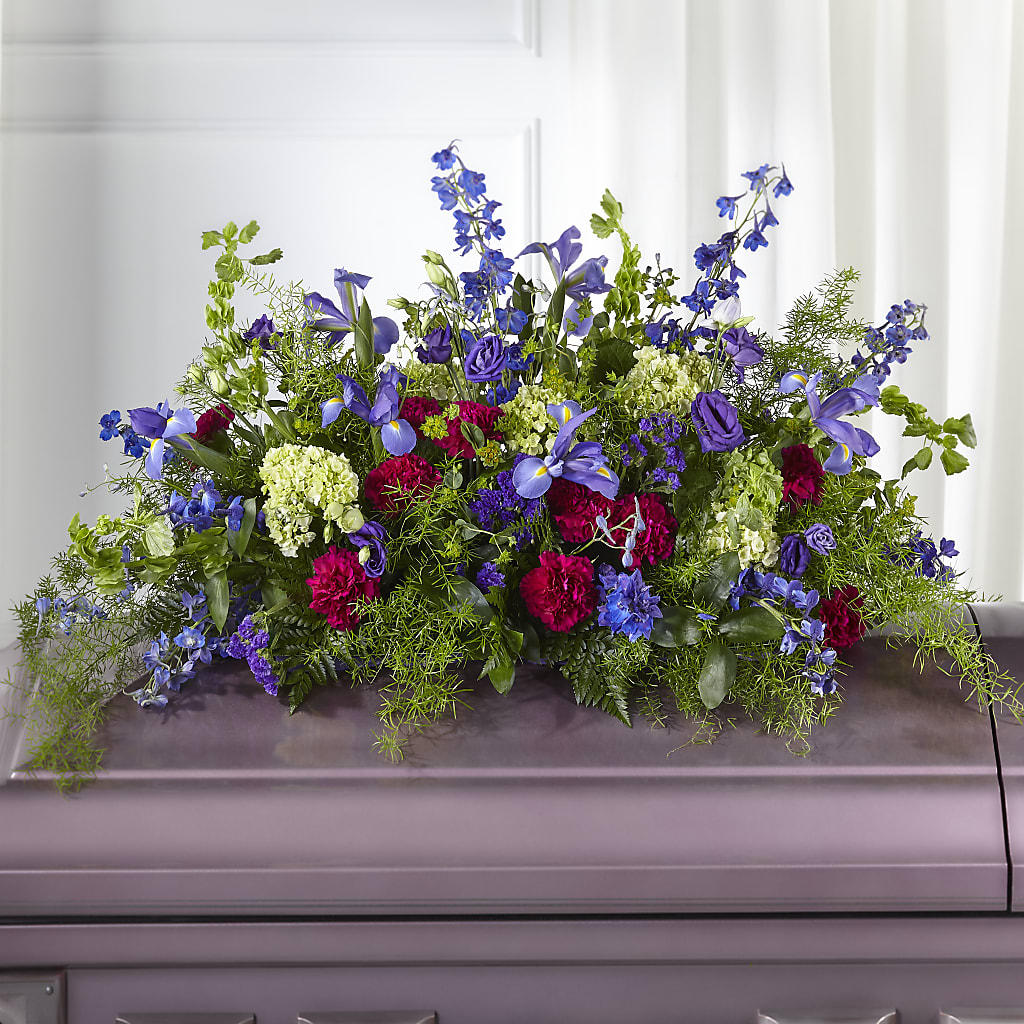 Always Treasured Casket Spray – Alachua Flowers, Alachua FL