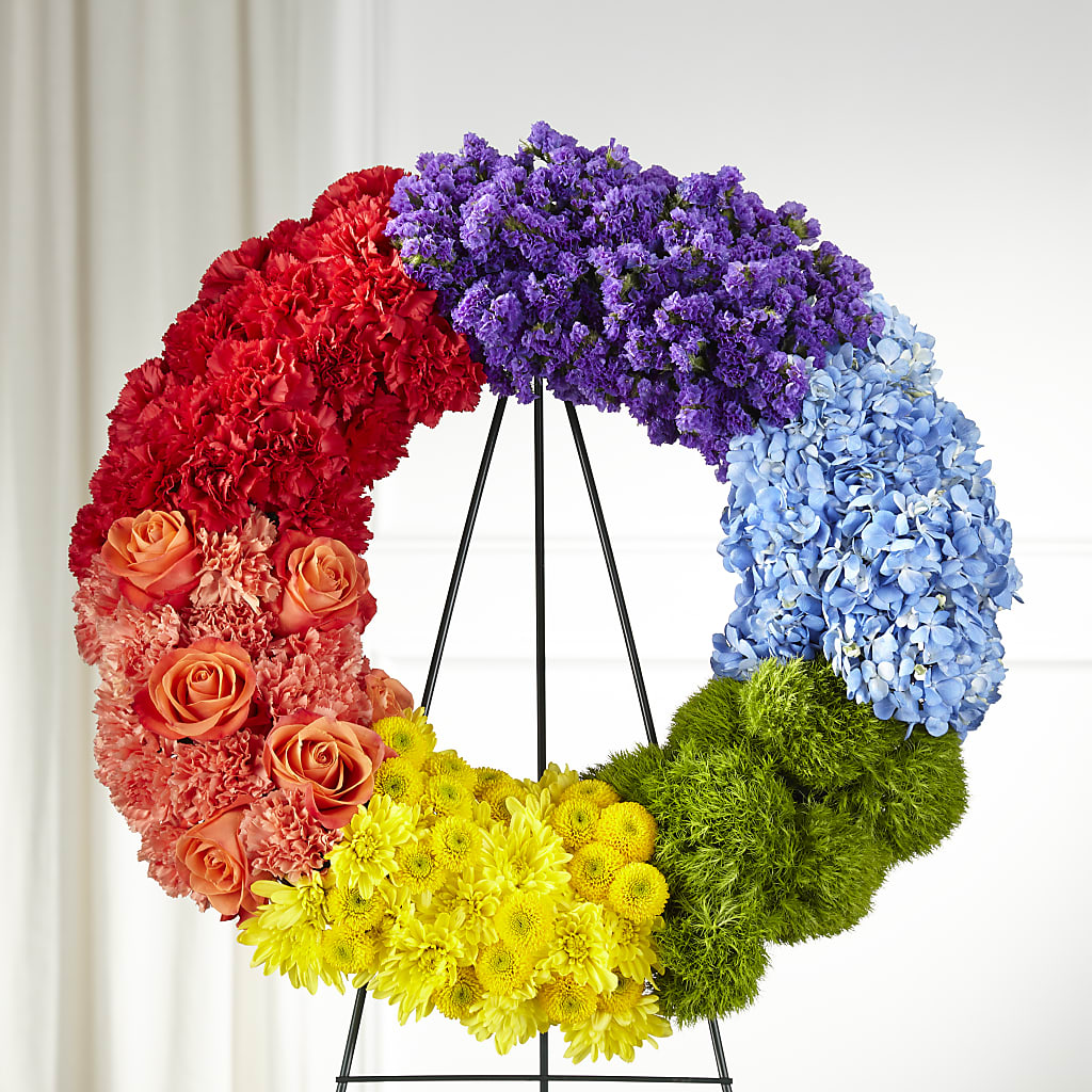 Circle of Love Wreath – Alachua Flowers, Alachua FL