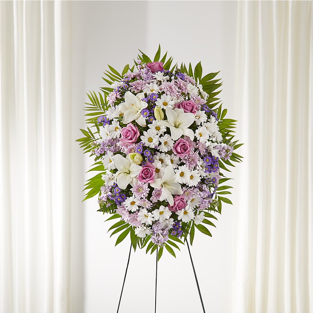 Surrounded by Love Standing Spray – Alachua Flowers, Alachua FL