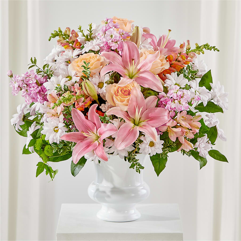 Heartfelt Gesture Urn Arrangement – Alachua Flowers, Alachua FL