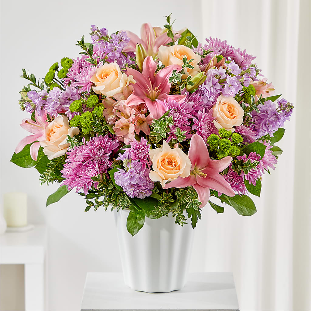 Supportive Embrace Tabletop Basket – Alachua Flowers, Alachua FL