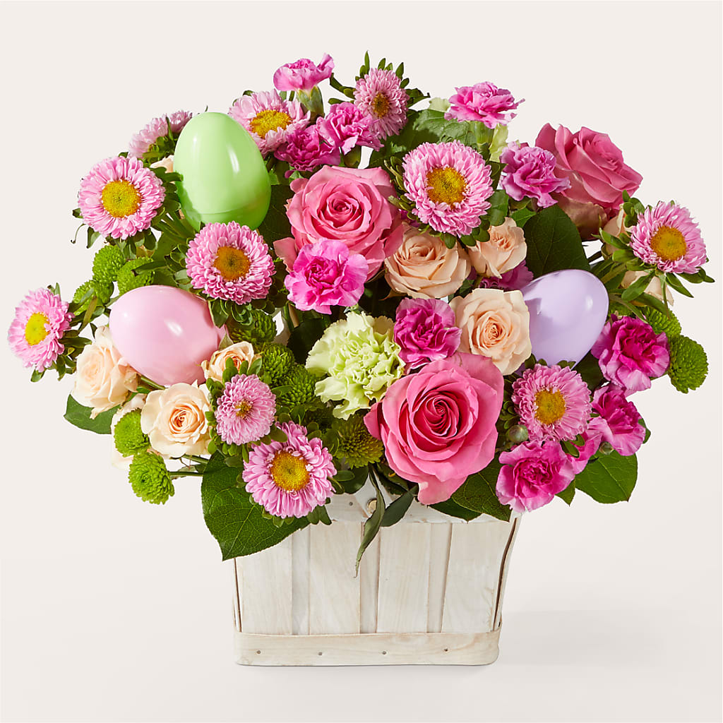 Get Eggcited Basket – Alachua Flowers, Alachua FL