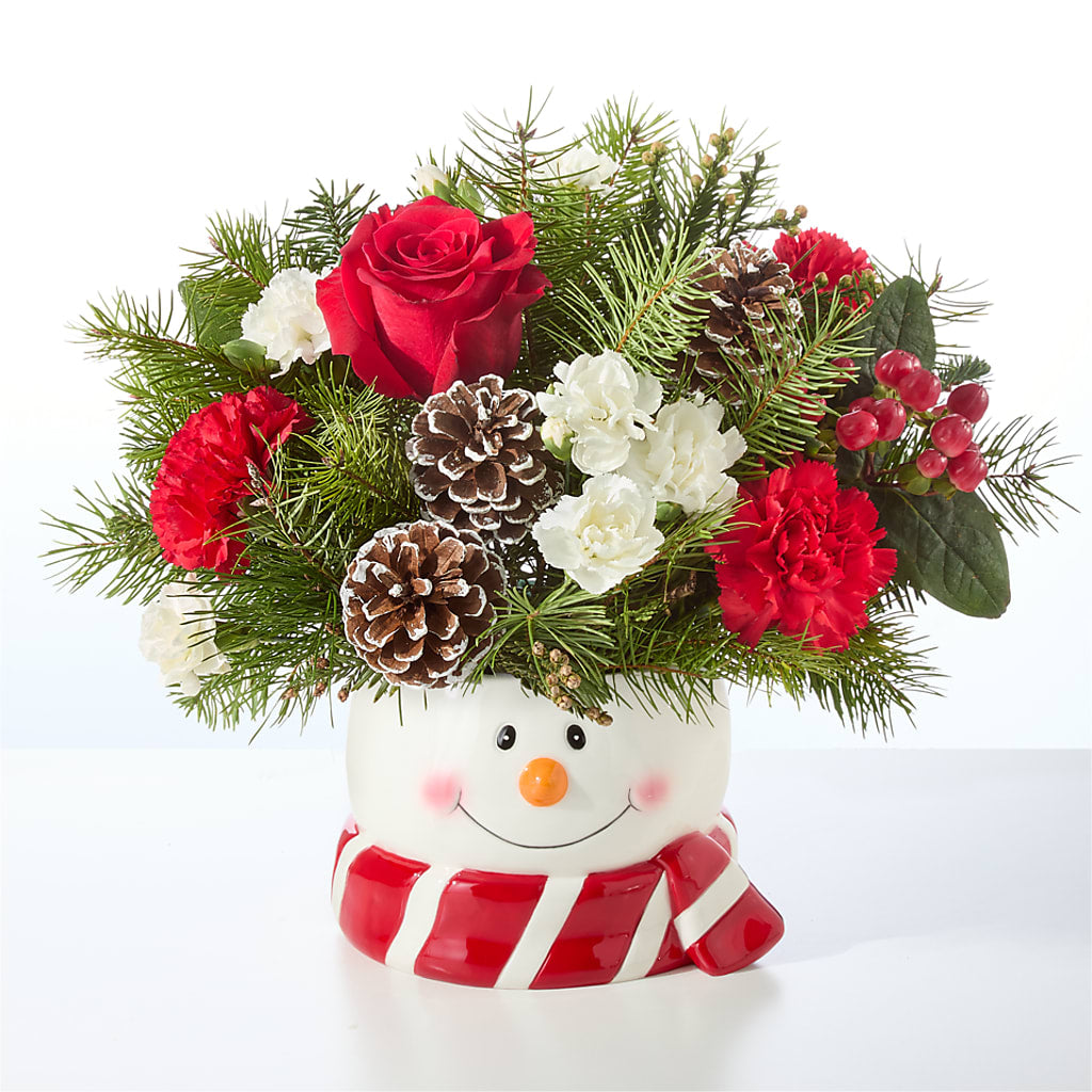 Jolly Snowman Bouquet –  Alachua Flowers, Alachua FL