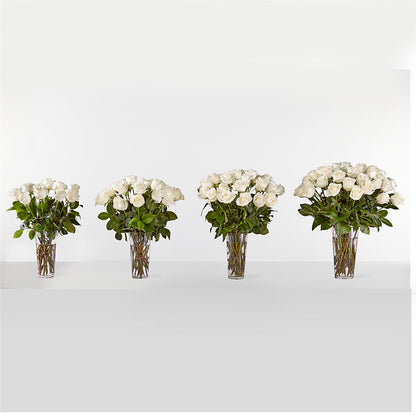 Long Stem White Rose Bouquet –  Alachua Flowers, Alachua FL