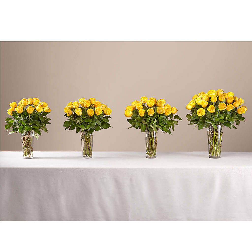 Long Stem Yellow Rose Bouquet –  Alachua Flowers, Alachua FL