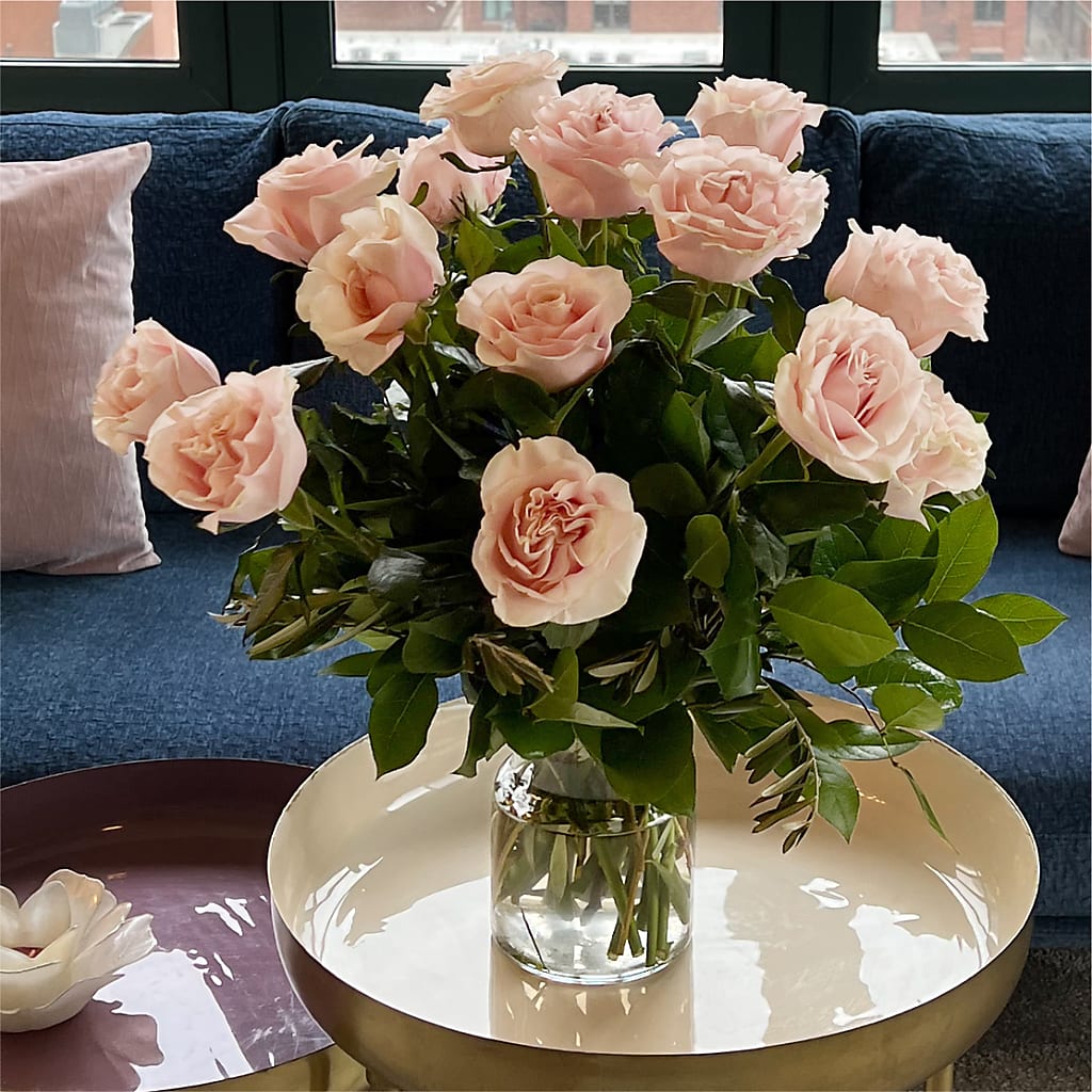 Long Stem Pink Rose Bouquet –  Alachua Flowers, Alachua FL