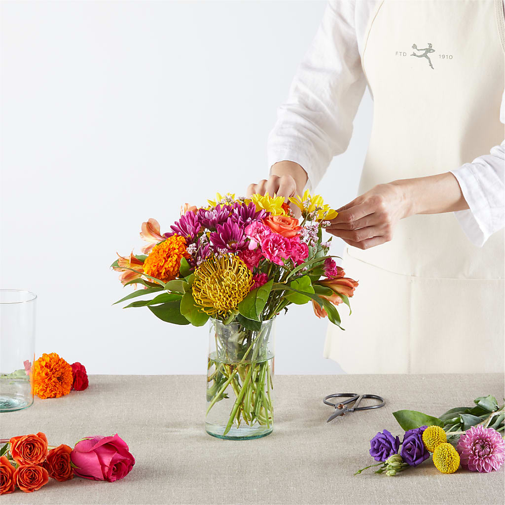 Feast of Color – A Florist Original –  Alachua Flowers, Alachua FL