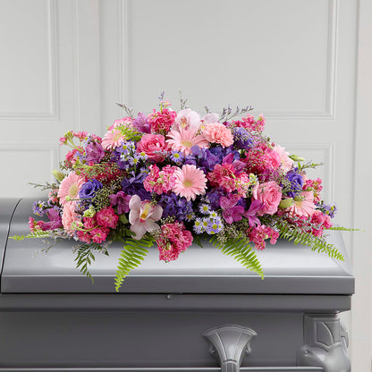 Glorious Garden Casket Spray –  Alachua Flowers, Alachua FL