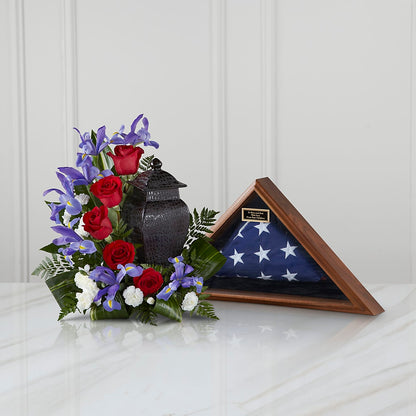 Patriotic Tribute Arrangement –  Alachua Flowers, Alachua FL