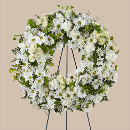 Faithful Wishes Wreath –  Alachua Flowers, Alachua FL