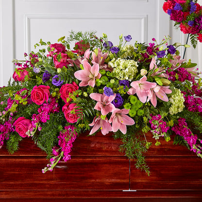 Radiant Tribute Casket Spray –  Alachua Flowers, Alachua FL