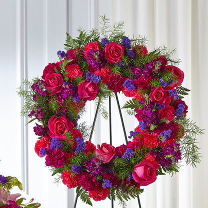 Calming Colors Wreath –  Alachua Flowers, Alachua FL
