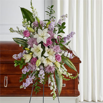 Grateful Hearts Standing Spray –  Alachua Flowers, Alachua FL