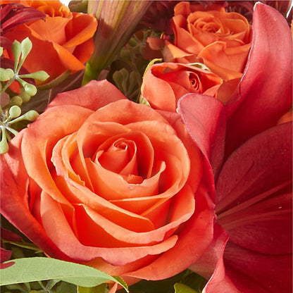 Crimson Leaves Bouquet –  Alachua Flowers, Alachua FL