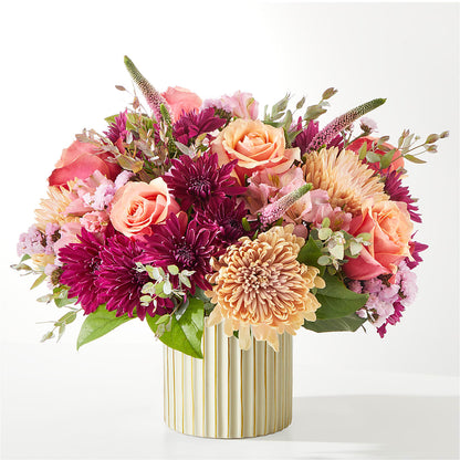 Berry Cobbler Bouquet with Ivory Vase –  Alachua Flowers, Alachua FL