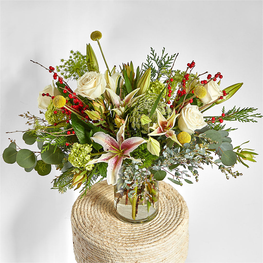 Berry & Bright Bouquet –  Alachua Flowers, Alachua FL