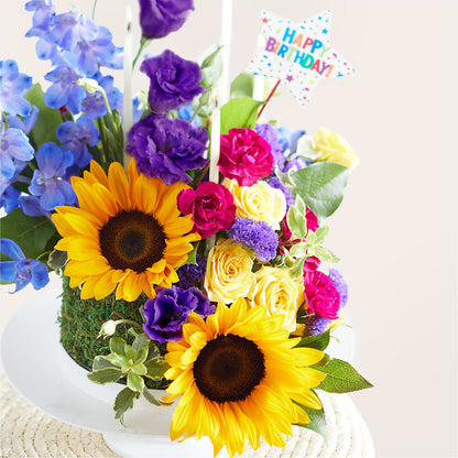Star of the Day Floral Cake –  Alachua Flowers, Alachua FL