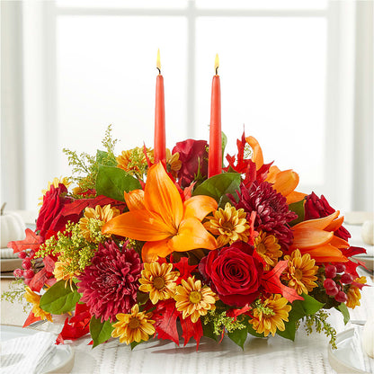 Autumn's Embrace Centerpiece –  Alachua Flowers, Alachua FL